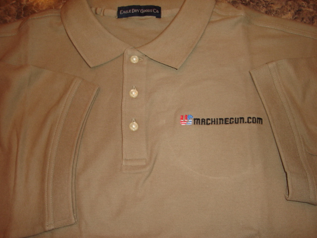 Khaki 100% Cotton Knit Polo-XL